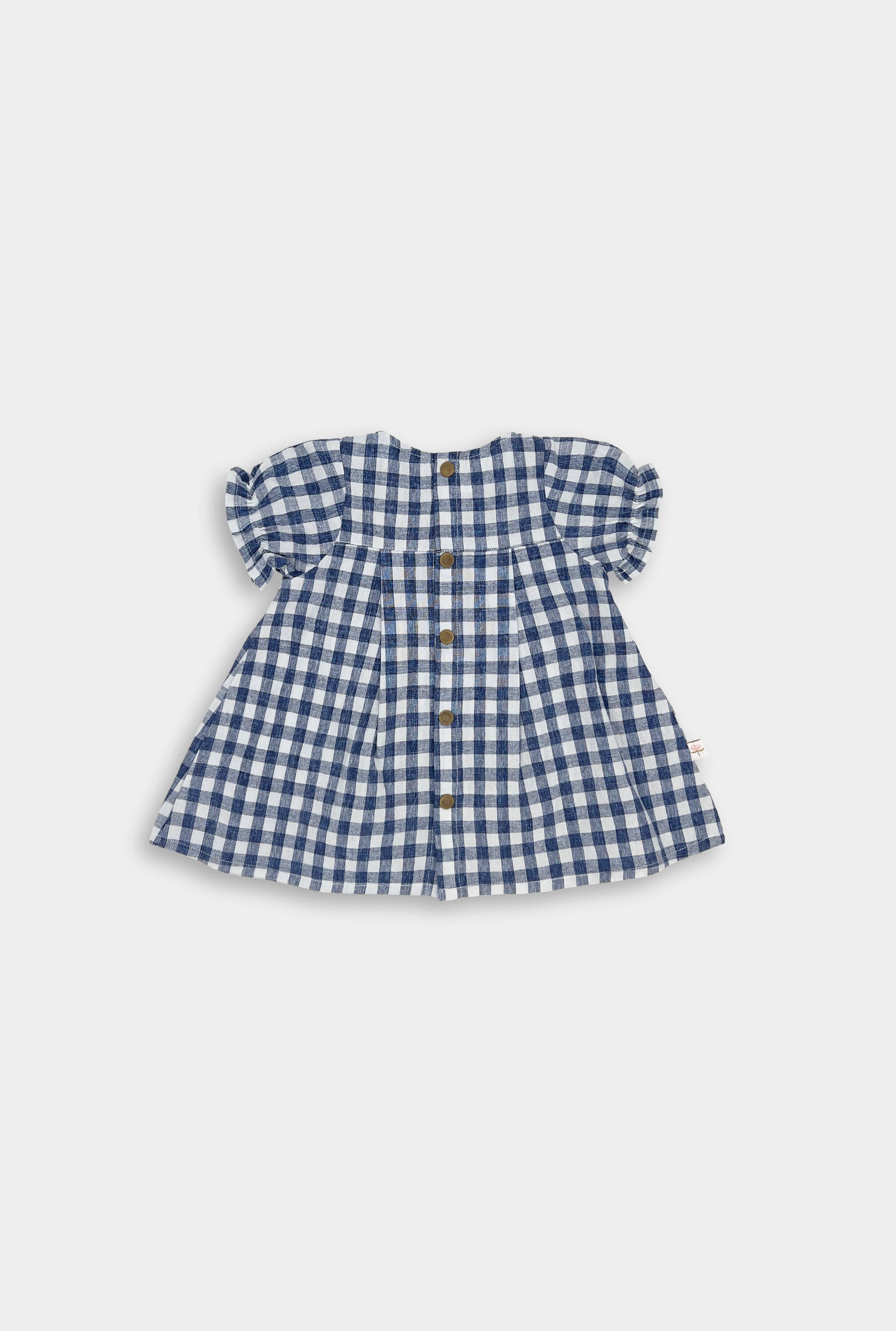 Lillies Dream – wholesale Dress – Kids – The Blue Gingham Dress6