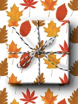 Fall Leaves Wrapping Paper for wholesale by k.Patricia Designs