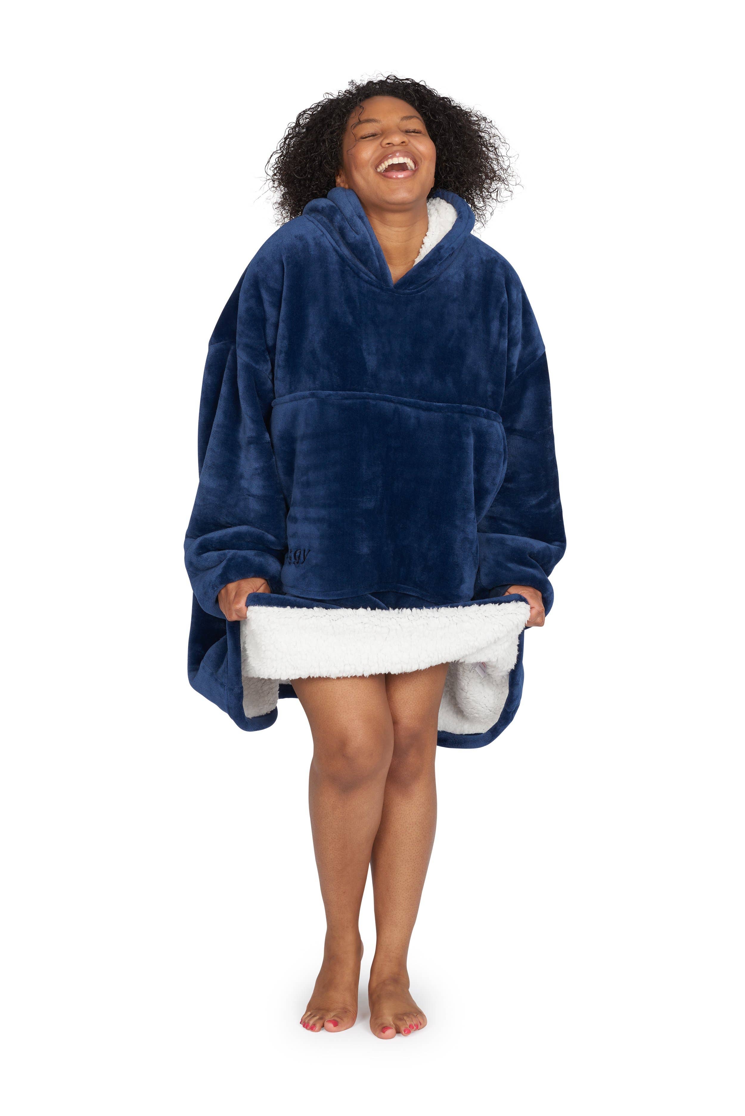 Snuggy – Großhandel Bademantel – Unisex – Snuggy - Navy Erwachsener6
