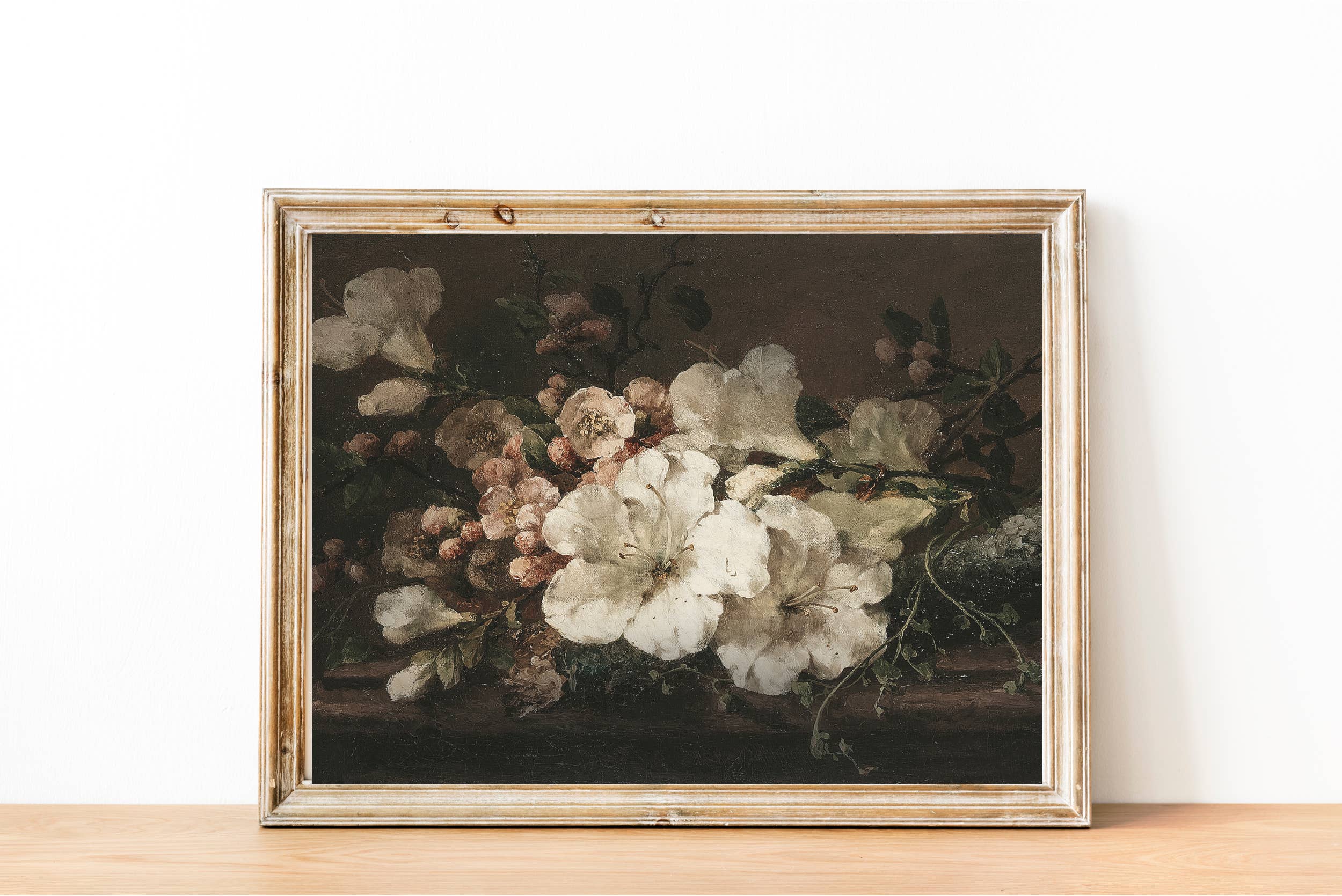 Pink Lemon Decor – Impressão artística por atacado – Impressão de arte floral Moody4