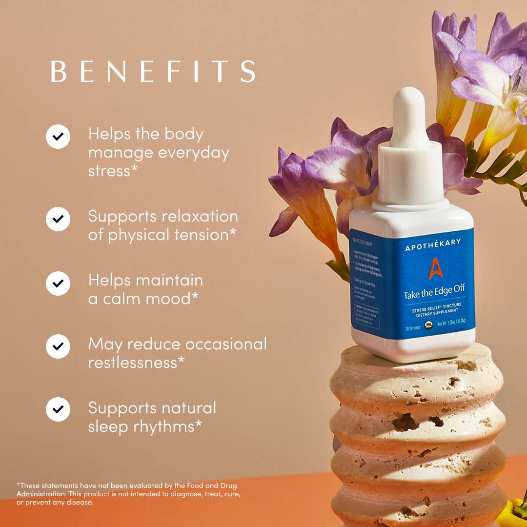 Apothékary - Vendita all'ingrosso Vitamine/integratori orali - Take the Edge Off® - gocce erboristiche per stress e tensione2