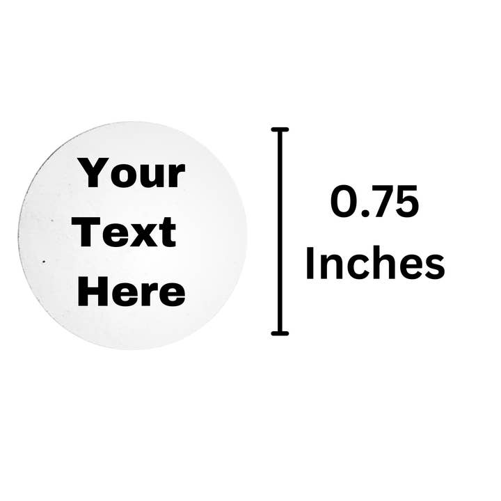 Luxteric Label & Sticker Company - Wholesale Gift Tag Label - Custom 100% Recycled Round 0.75" (Inch) Paper Labels5