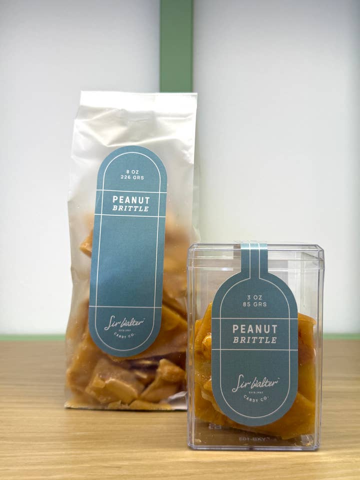 Buttery Crunchy Hand-pulled Peanut Brittle for wholesale by Sir Walter Candy Co.