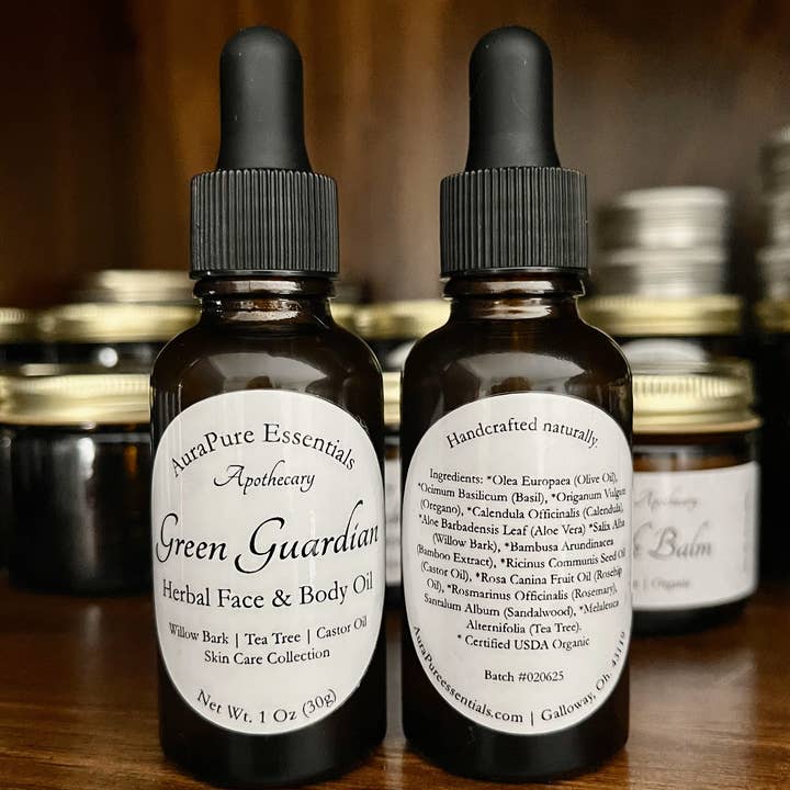 Green Guardian Herbal Oil for wholesale by AuraPure Essentials