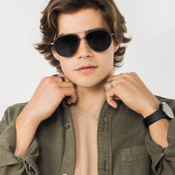 Tommy Owens - Wholesale Sunglasses - Unisex - Aventura - Metal & Wood Sunglasses2