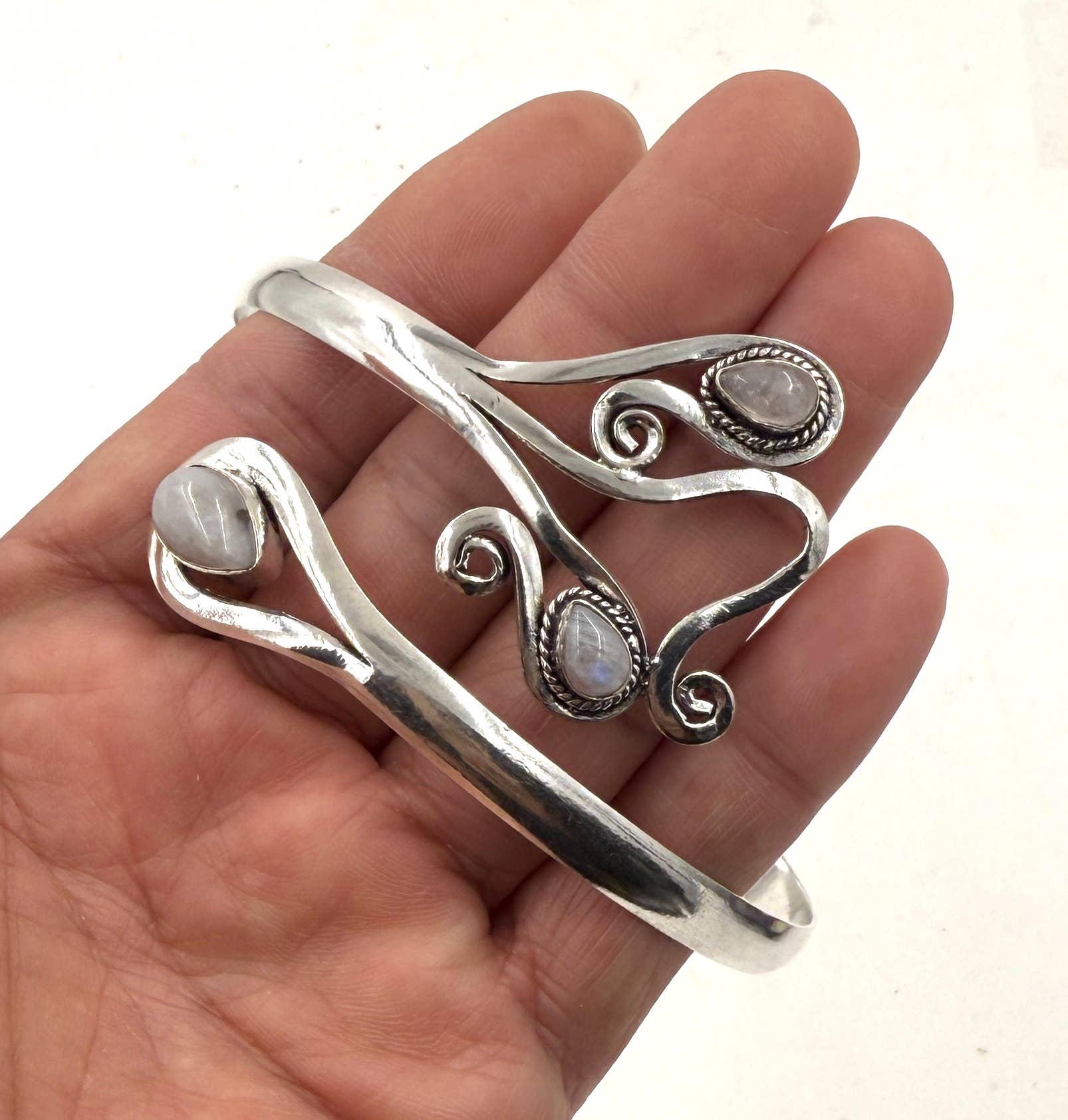 Lungta Imports - Wholesale Cuff Bracelet - Handcrafted Arm Cuff Bracelet Armlet Armband With Stones 4