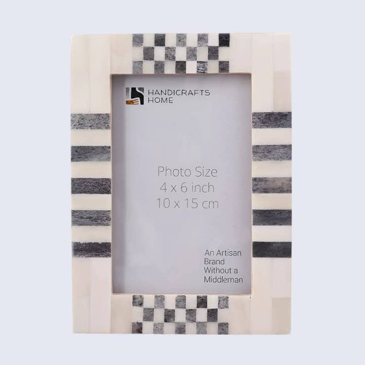 CheckStripe Collection Photo Picture Frame – 4x6 & 5x7 for wholesale by Muqeem & Brothers