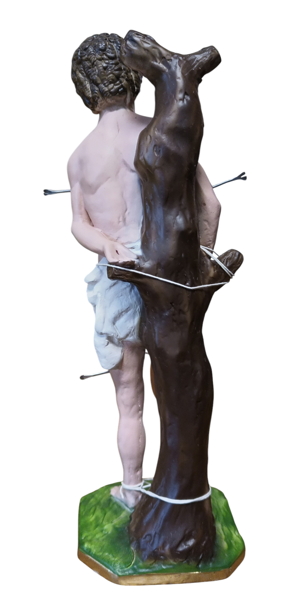 Costa Articoli Religiosi - Venta al por mayor Escultura - Estatua San Sebastián cm. 45 en yeso3