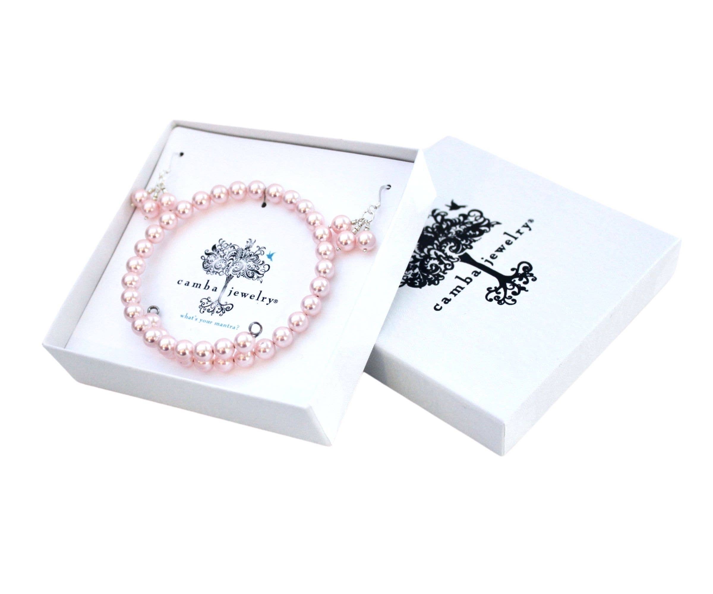 Camba Jewelry - Wholesale Jewelry Set - Swarovski Pearl Bracelet/Earrings Set10