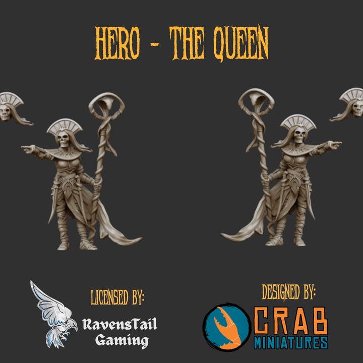RavensTail Gaming - Wholesale Decorative figurine - Undead Army - Queen