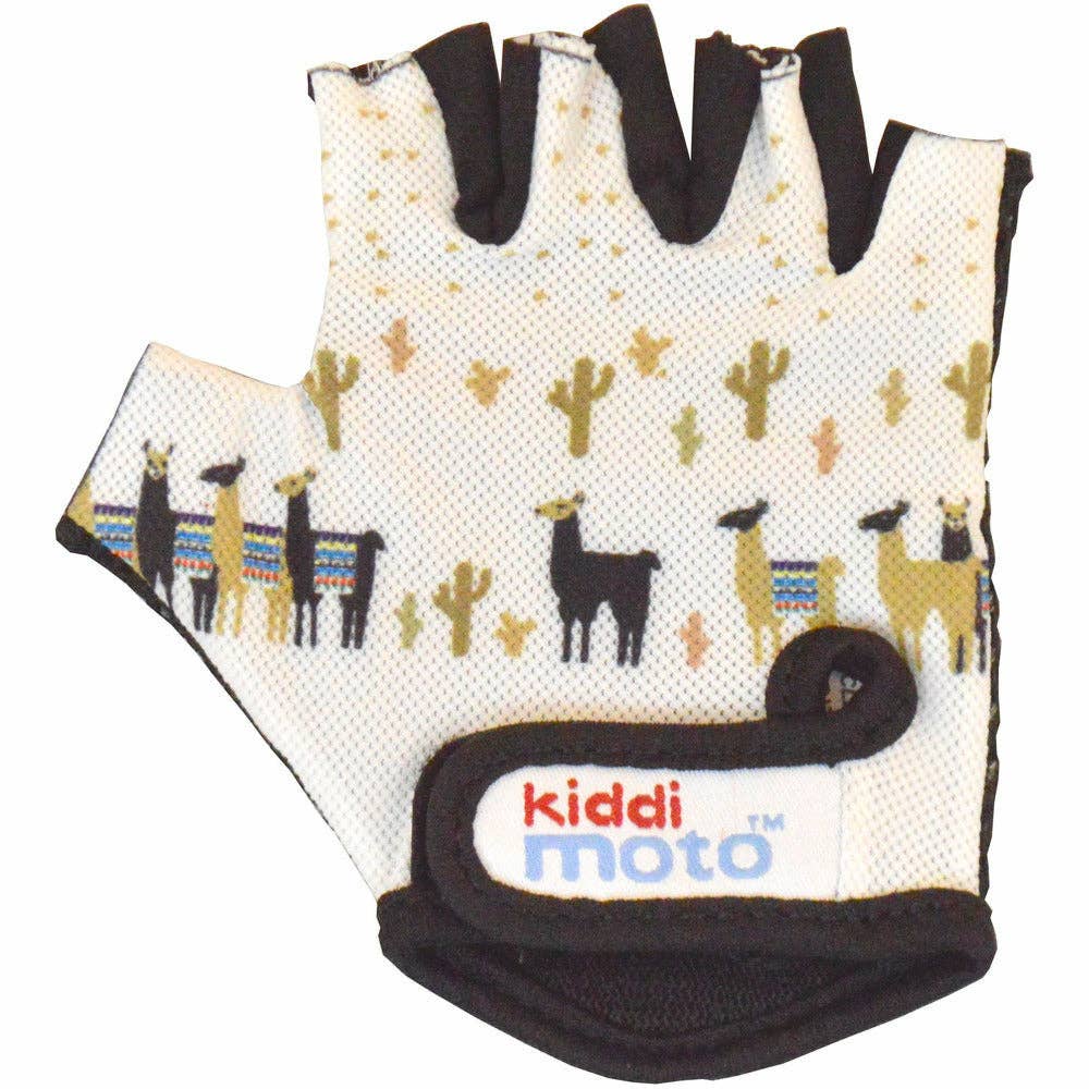 Kiddimoto - Wholesale Gloves - Kids - Kiddimoto Gloves: Llama Design - Secure Grip for Young Rider0