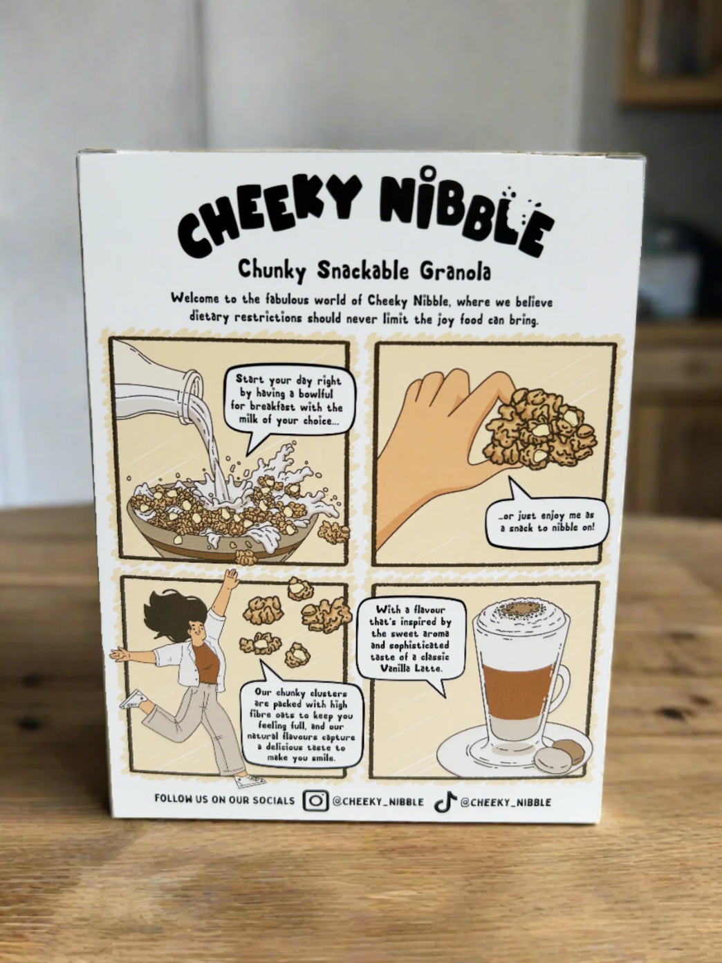 Cheeky Nibble – wholesale Granola – Vanilla Latte Granola - Gluten Free5