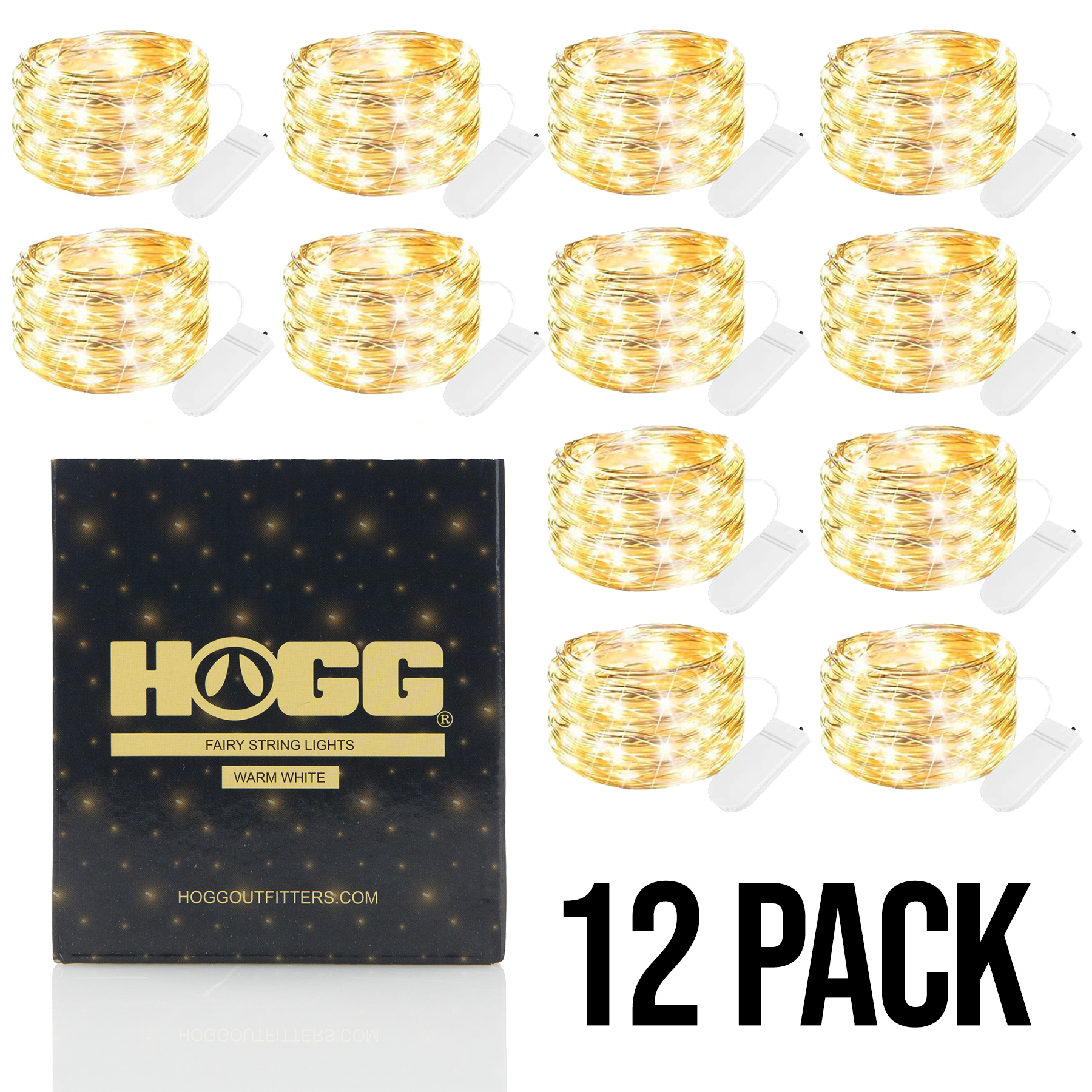 Hogg Outfitters – Großhandel Lichterketten – 2,1 m DIY FEEN-LICHTERKETTE - 12ER-PACK0