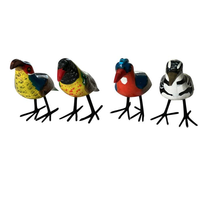 Design Africa - Wholesale Decorative Figurine - Wood Carved Miniature Birds