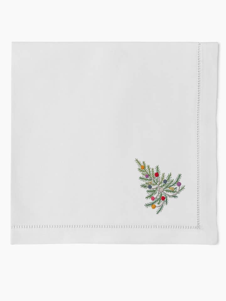 Holiday Tree Napkin for wholesale by Henry Handwork