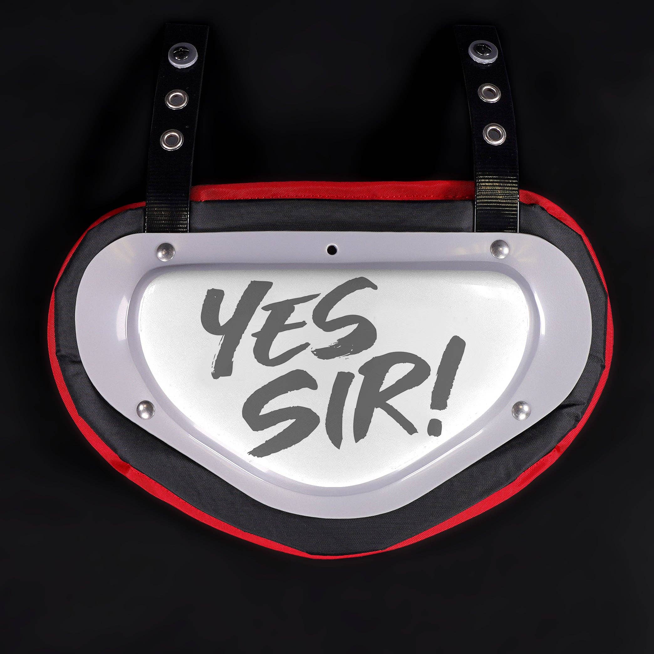 Weiß/Grau Ja Sir! Aufkleber für Rückplatte für den Großhandel auf Faire14