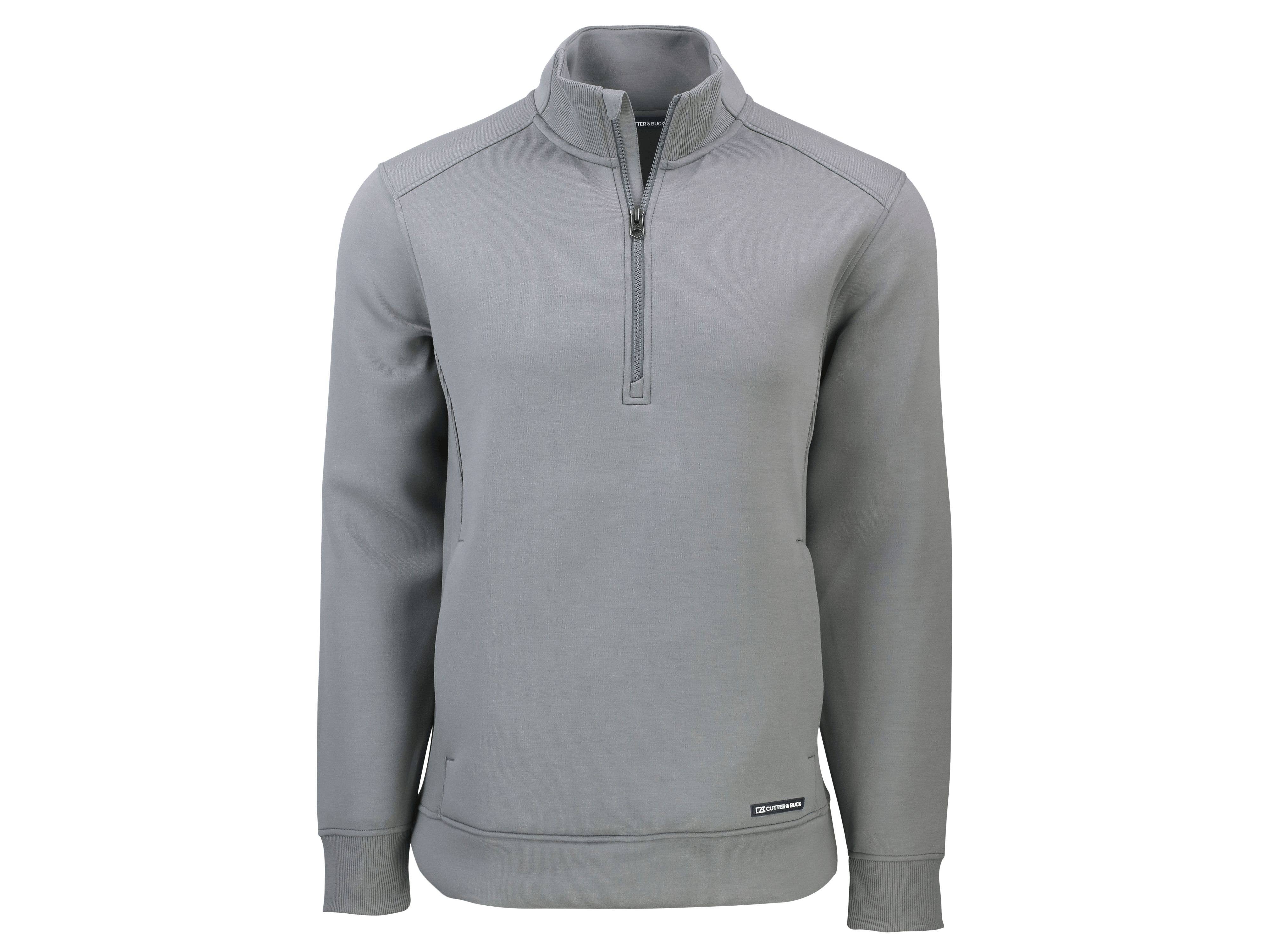 Cutter & Buck - Wholesale Sweatshirt - Men's - Cutter & Buck Roam Eco Recycled Quarter Zip Mens Pullover1