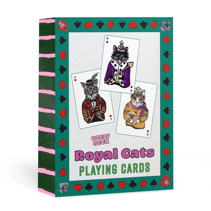 Union Square & Co. - Wholesale Card Game - Royal Cats Playing Cards By Carly Beck