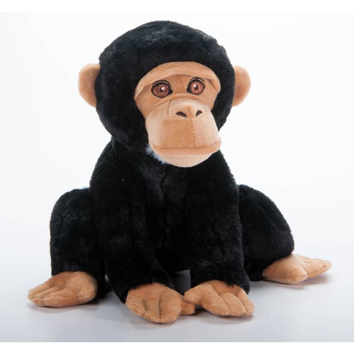 Earth Keeperz Chimp medium 12" Recycled Plush for wholesale by The Petting Zoo