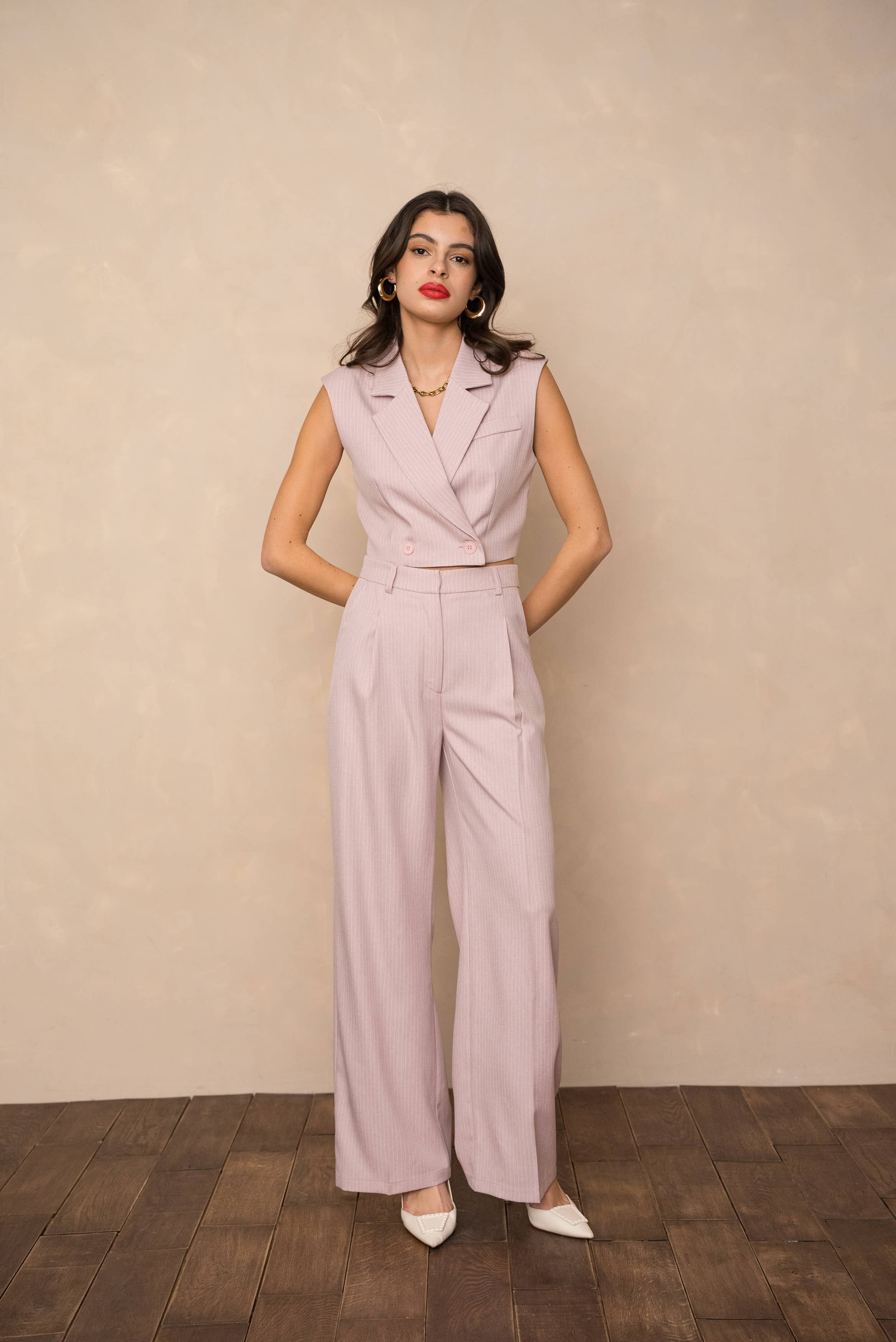 LULUMARY - Wholesale Pants - Women's - Striped pants P98134