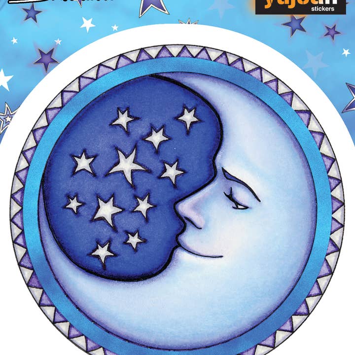 Yujean - Wholesale Sticker - Dan Morris Starry Moon Sticker In/out Door-JA712