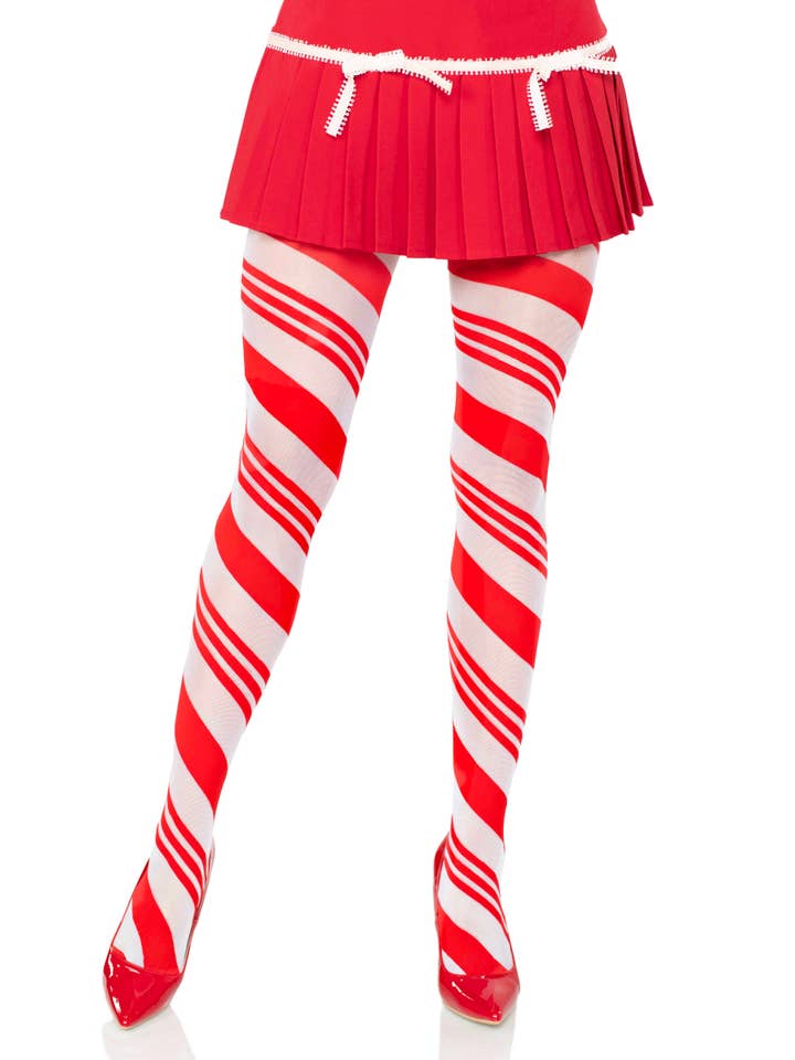 Arya Sheer Candy Striped Tights for wholesale by Leg Avenue