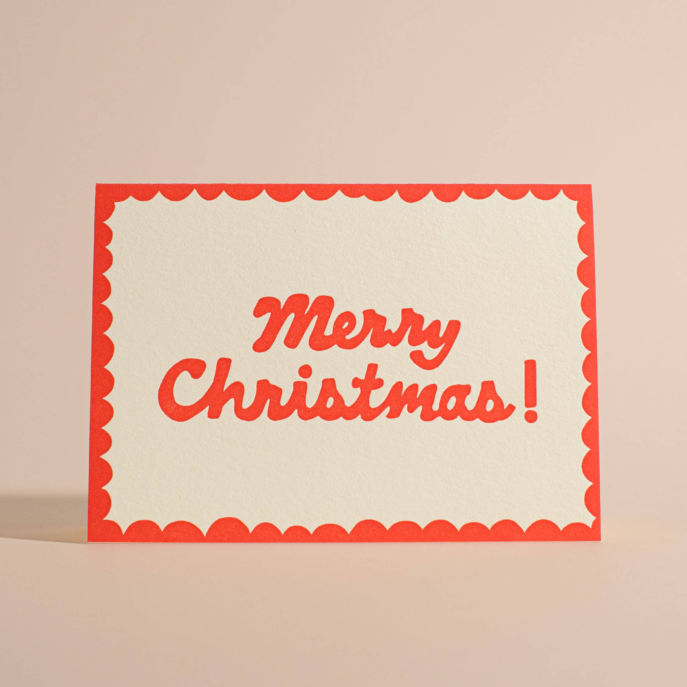 Half Pint Studio - Venta al por mayor Tarjetas de Navidad - ¡Feliz Navidad! Tarjeta de Felicitación Letterpress (Copia)