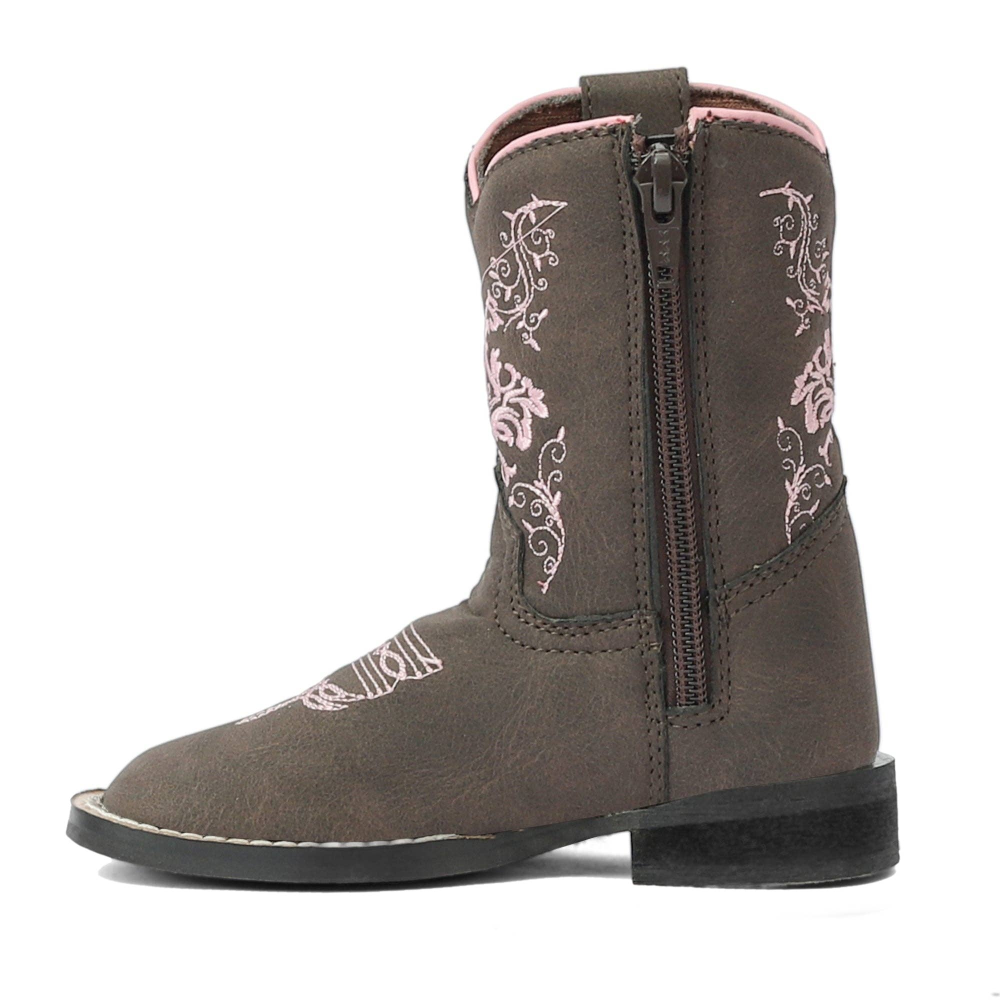 Moka Bottes western à bout carré TuffRider Glacier pour tout-petits en vente sur Faire5