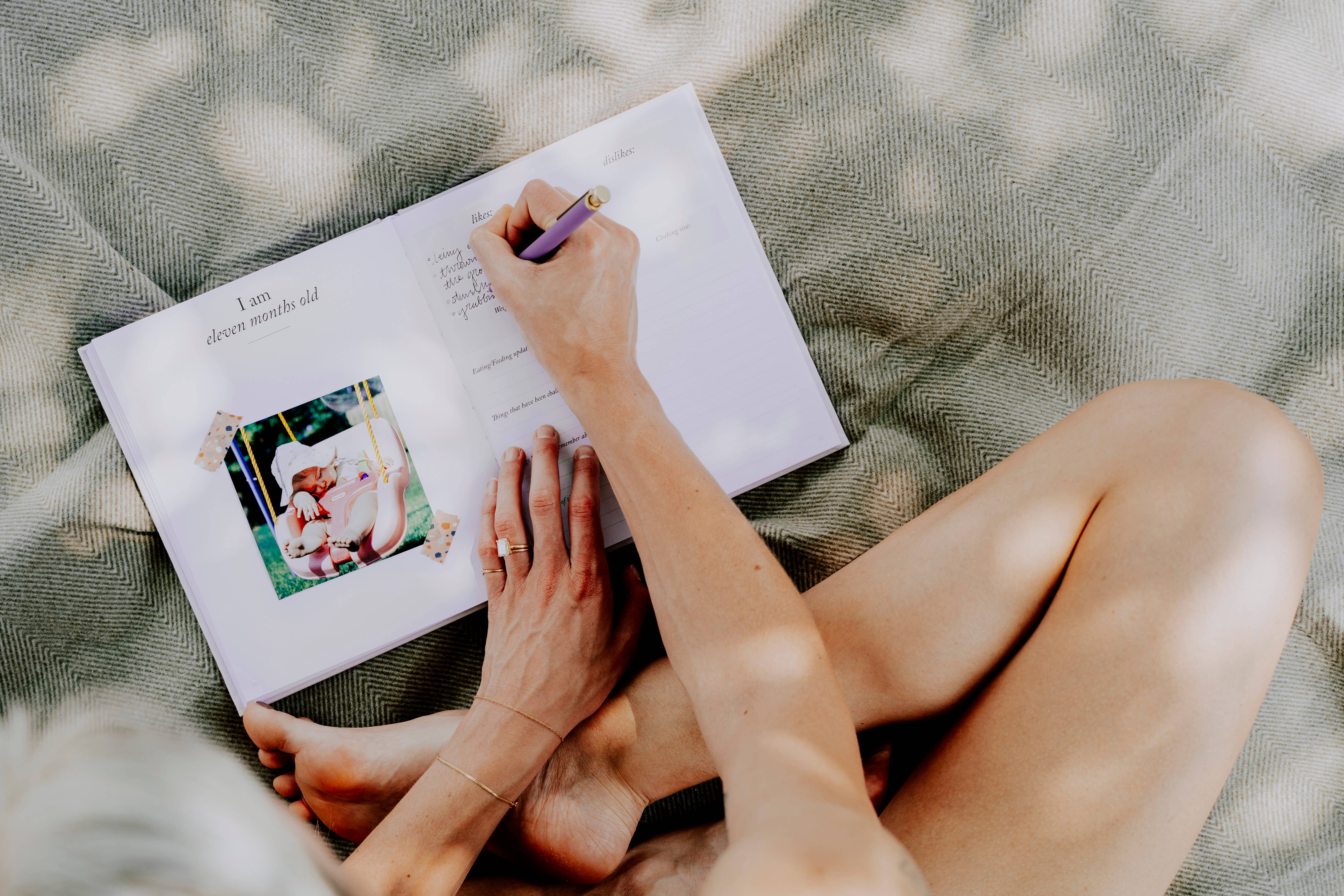 Duncan & Stone Paper Co. - Wholesale Herinneringenboek - Kinderen en baby - Baby's eerstejaars geheugenboek en fotoalbum | Moederdag22