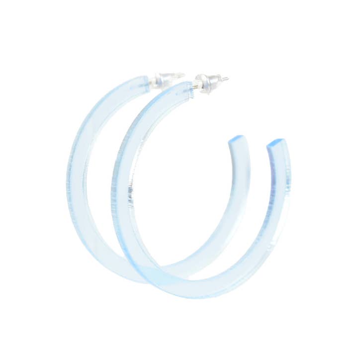 The Paper Dress – wholesale Hoop earrings – Colorful Lightweight Acrylic Hoop Earrings77