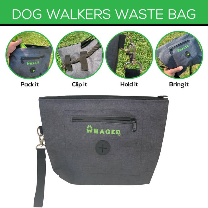 Wha-Ger – wholesale Bajspåseautomat – Luktsäker hundavfall inneslutningspåse med koppel fäste1