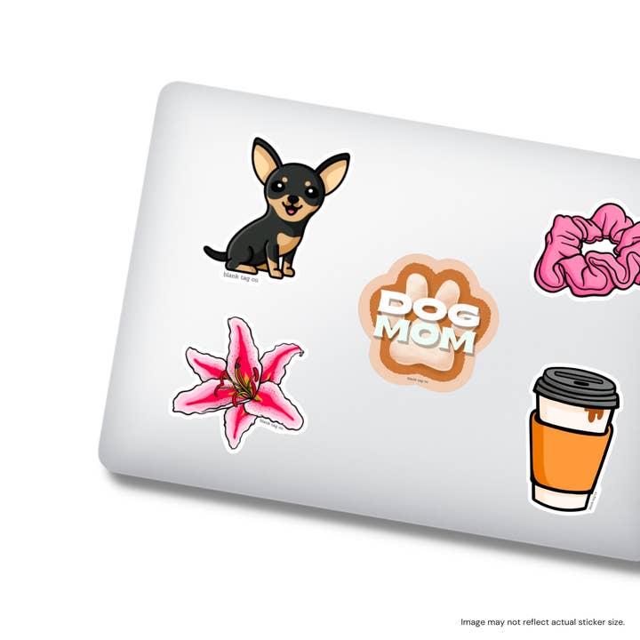Blank Tag Co. Stickers - Waterproof Stickers - Wholesale Sticker - Blank Tag Co.® Chihuahua Waterproof Sticker2