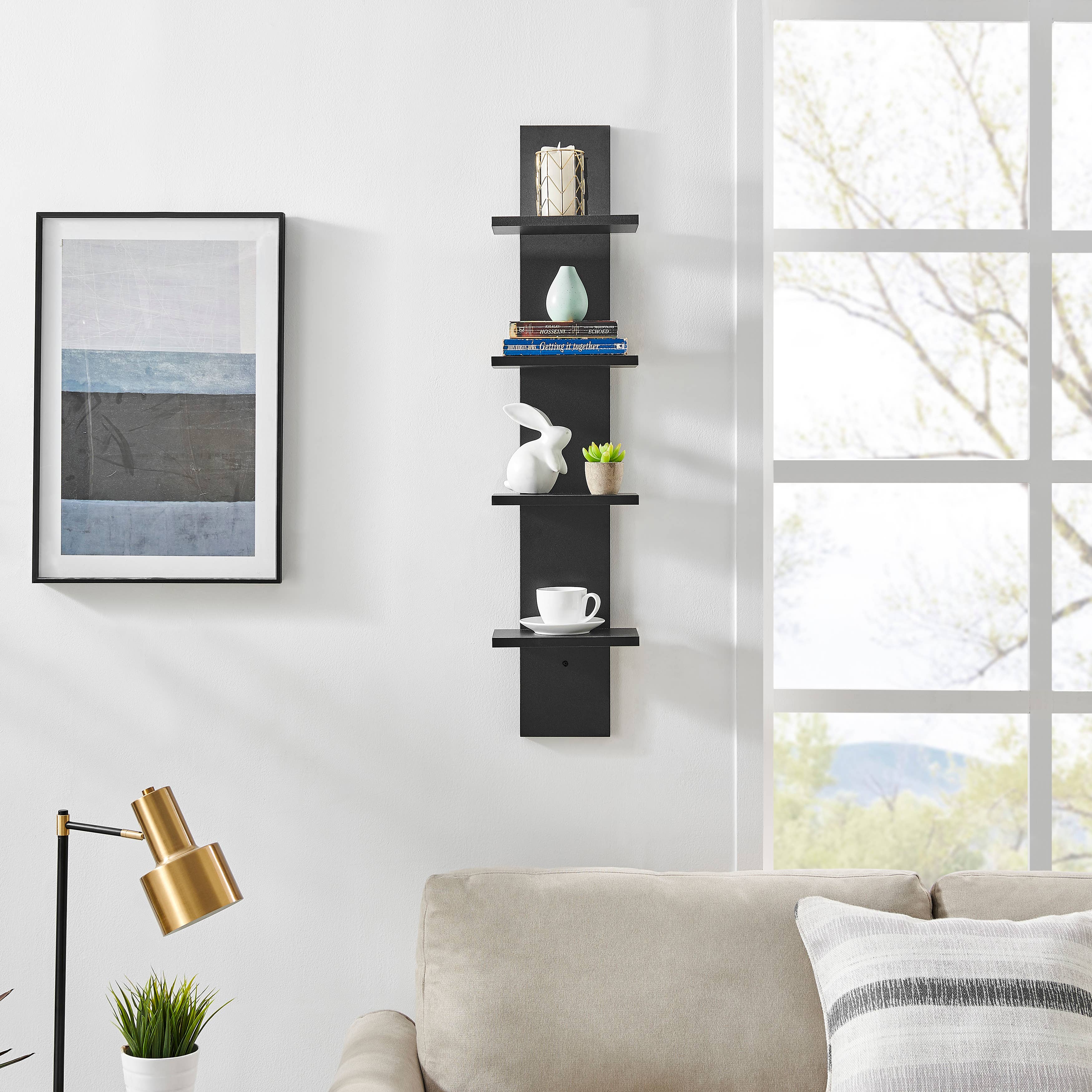 Danya B - Wholesale Wall Mounted Shelf - Arica Utility Column 4-Tier Spine Wall Shelves41