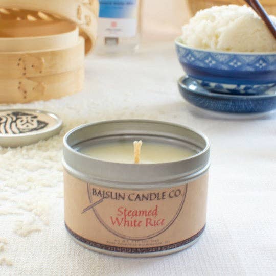 Baisun Candle Co. - Wholesale Travel Candles - Steamed White Rice- Scented Candle3
