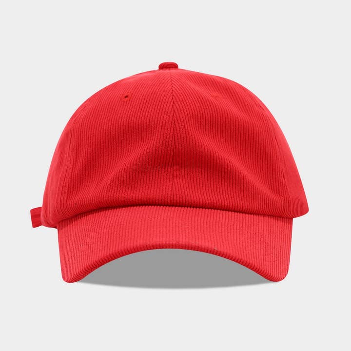 DOUBLJU - Wholesale Baseball Cap - Women's - SIMPLE SOLID COLOR CASUAL CORDUROY BASEBALL CAP_CWAH0505311