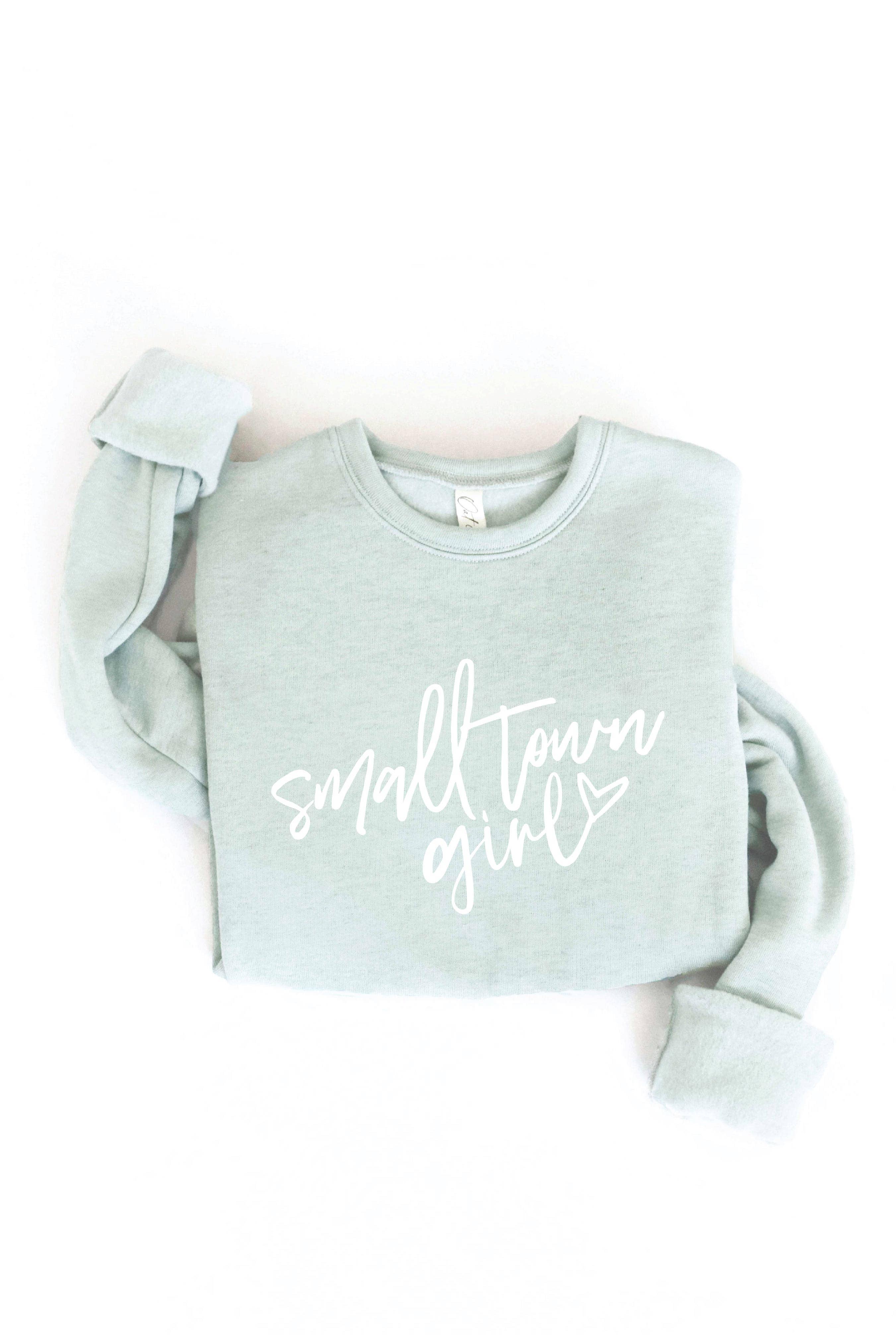 OAT COLLECTIVE - Wholesale Graphic Sweatshirt - Women's - SMALL TOWN GIRL  Graphic Sweatshirt3