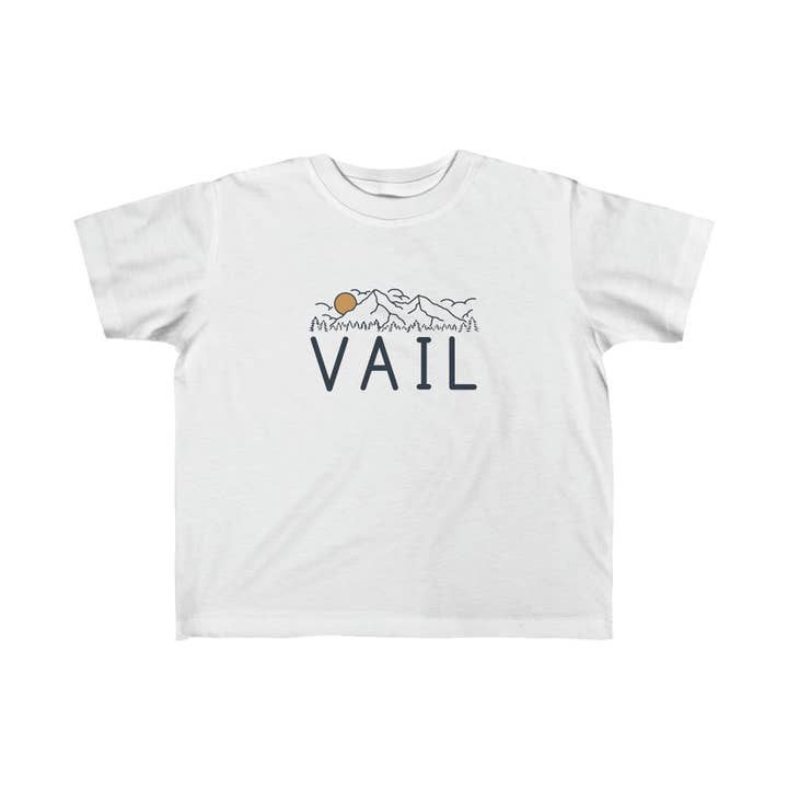 Vail, Colorado Toddler T-Shirt - Toddler Vail Shirt for wholesale by Hey Mountains