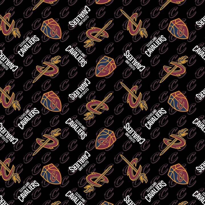 NBA Cleveland Cavaliers Fleece 100% Polyester Fleece for wholesale by Camelot