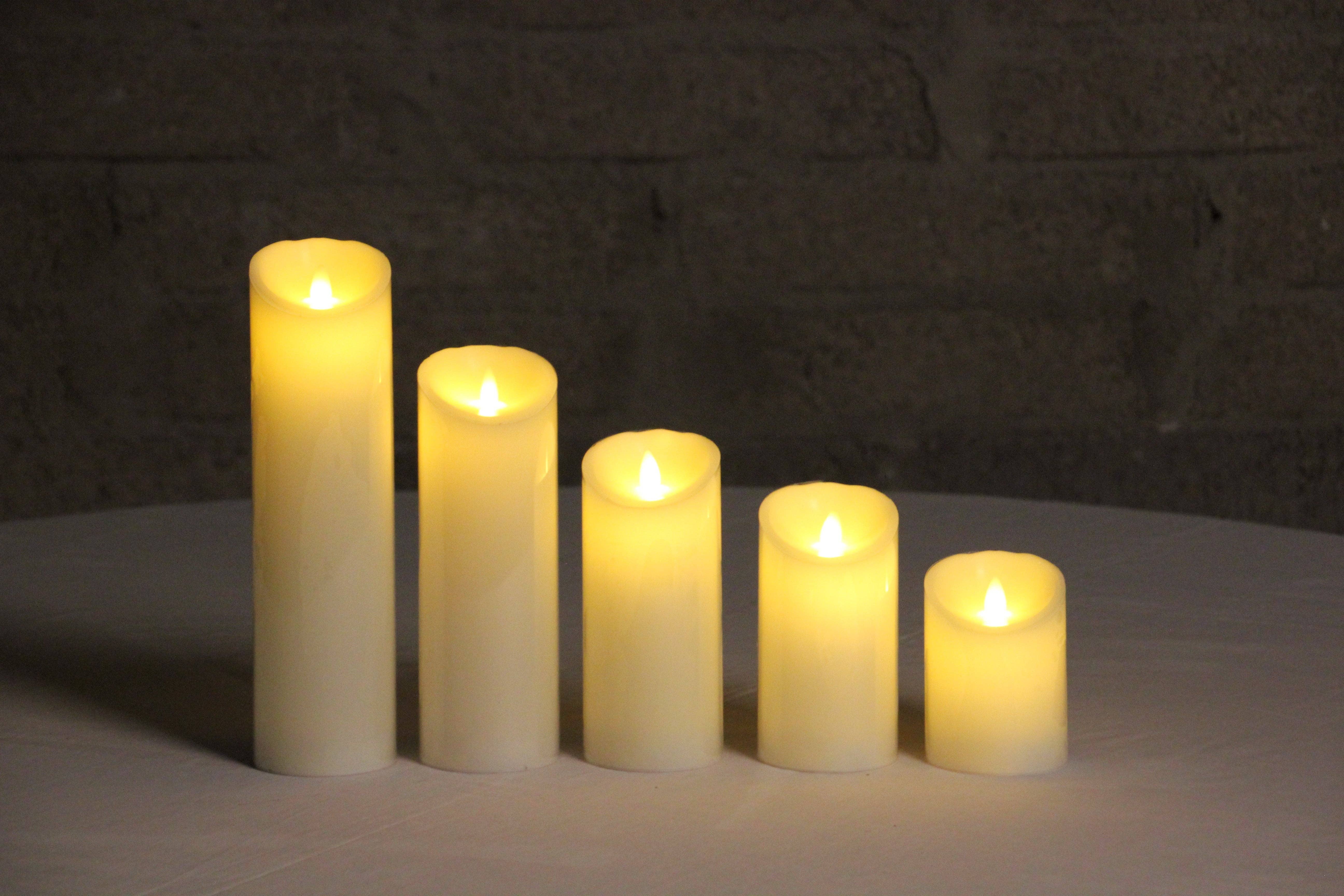 Wholesale Battery Operated Candles With Timer (6) for your store Faire