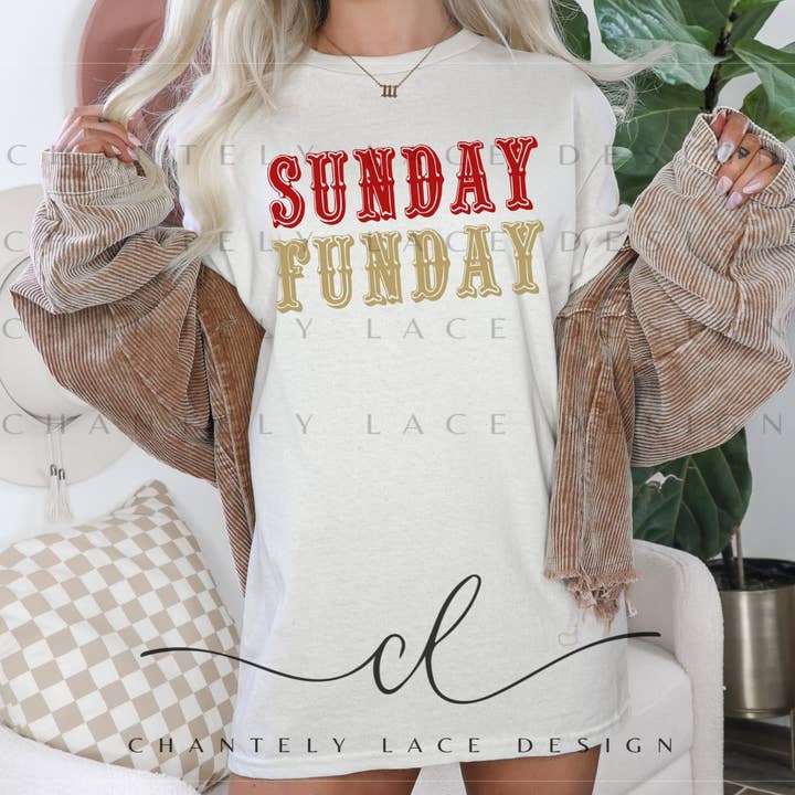 Söndag Funday 49ers Fotboll Retro Komfortfärger för wholesale av Chantely Lace