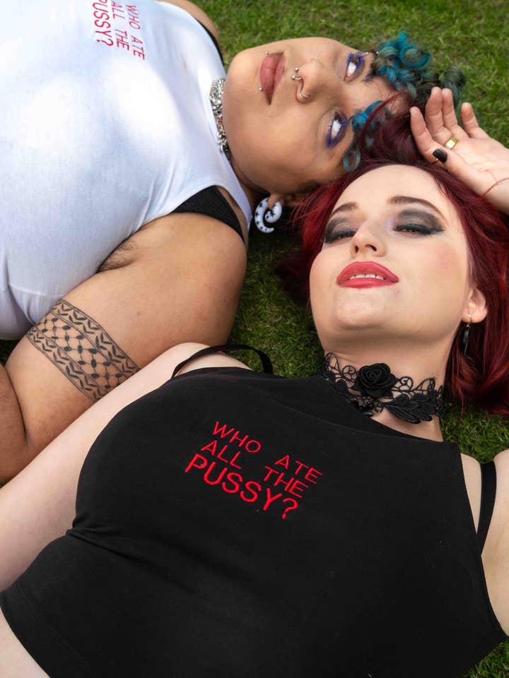 Who ate all the pussy - Crop Top for wholesale by Sara's threads