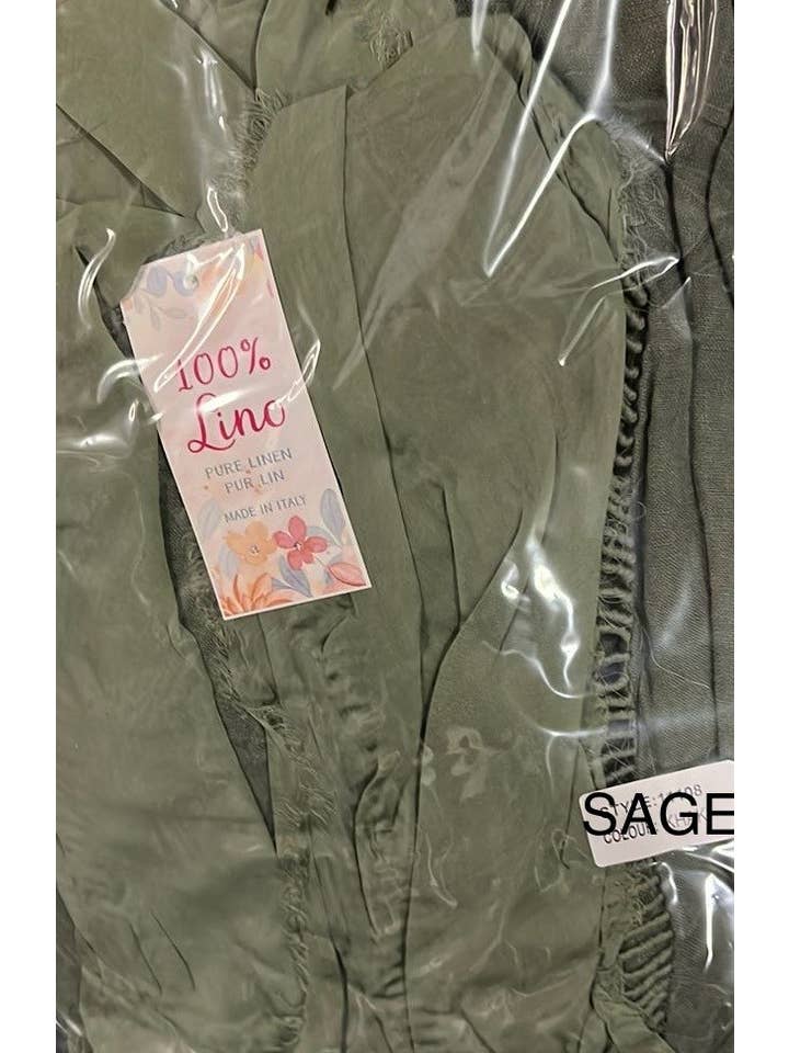 Dance in Paris - Wholesale Jacket - Women's - Jacket Italian Linen and silk Combination, Frayed Edges