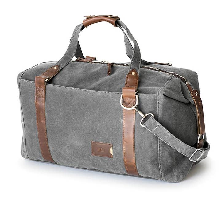 Uitbreidbare gewaxt canvas plunjezak voor wholesale door Clark & Taft Crafting Company