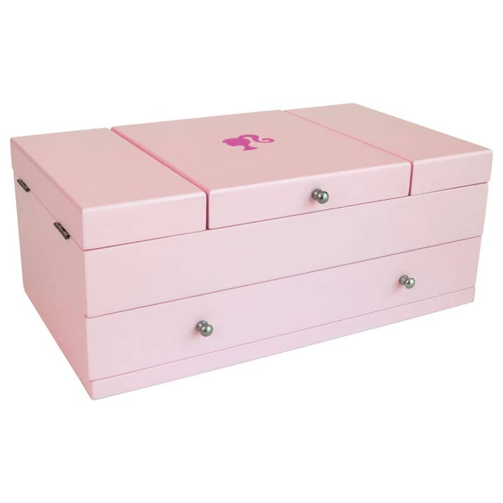 Barbie Baubles and Bling Wooden Jewelry Box by Mele and Co for wholesale by Mele and Co