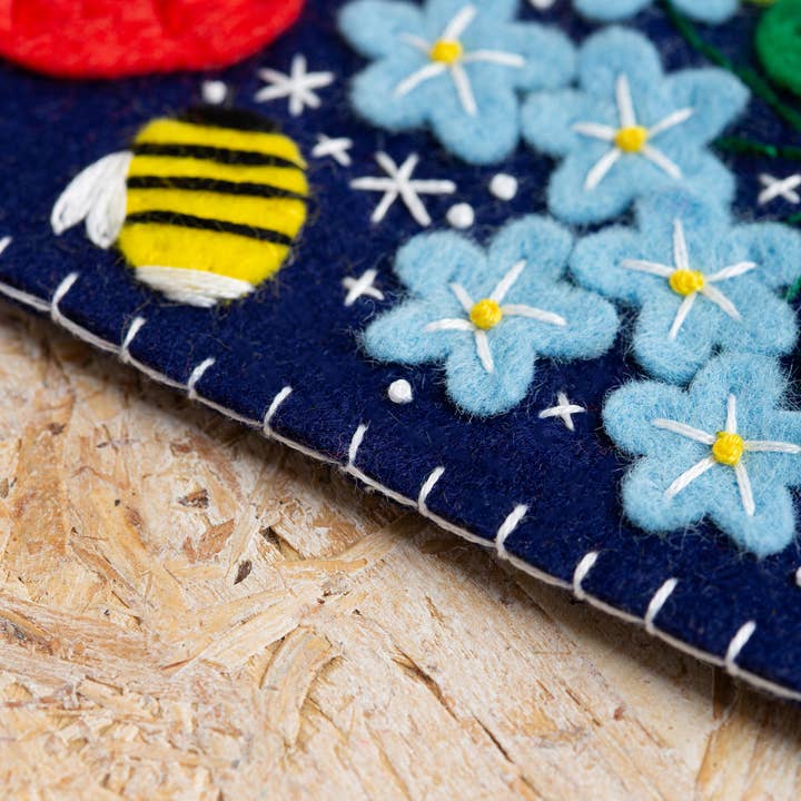 Hawthorn Handmade (US Duties Paid) - Wholesale Craft Sewing Kit - Wildflower Pennant Felt Craft Kit | Complete Craft Kit6