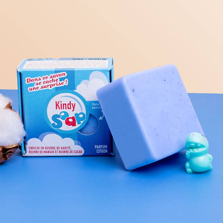 Kindy Blue Surprise Soap for Kids for wholesale by Kindy Soap