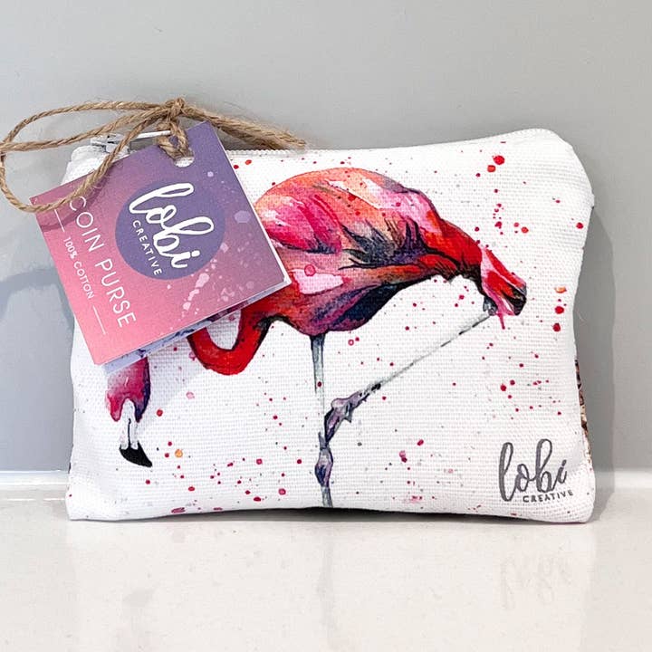 Porta-moedas Flamingo por atacado de LOBI Creative