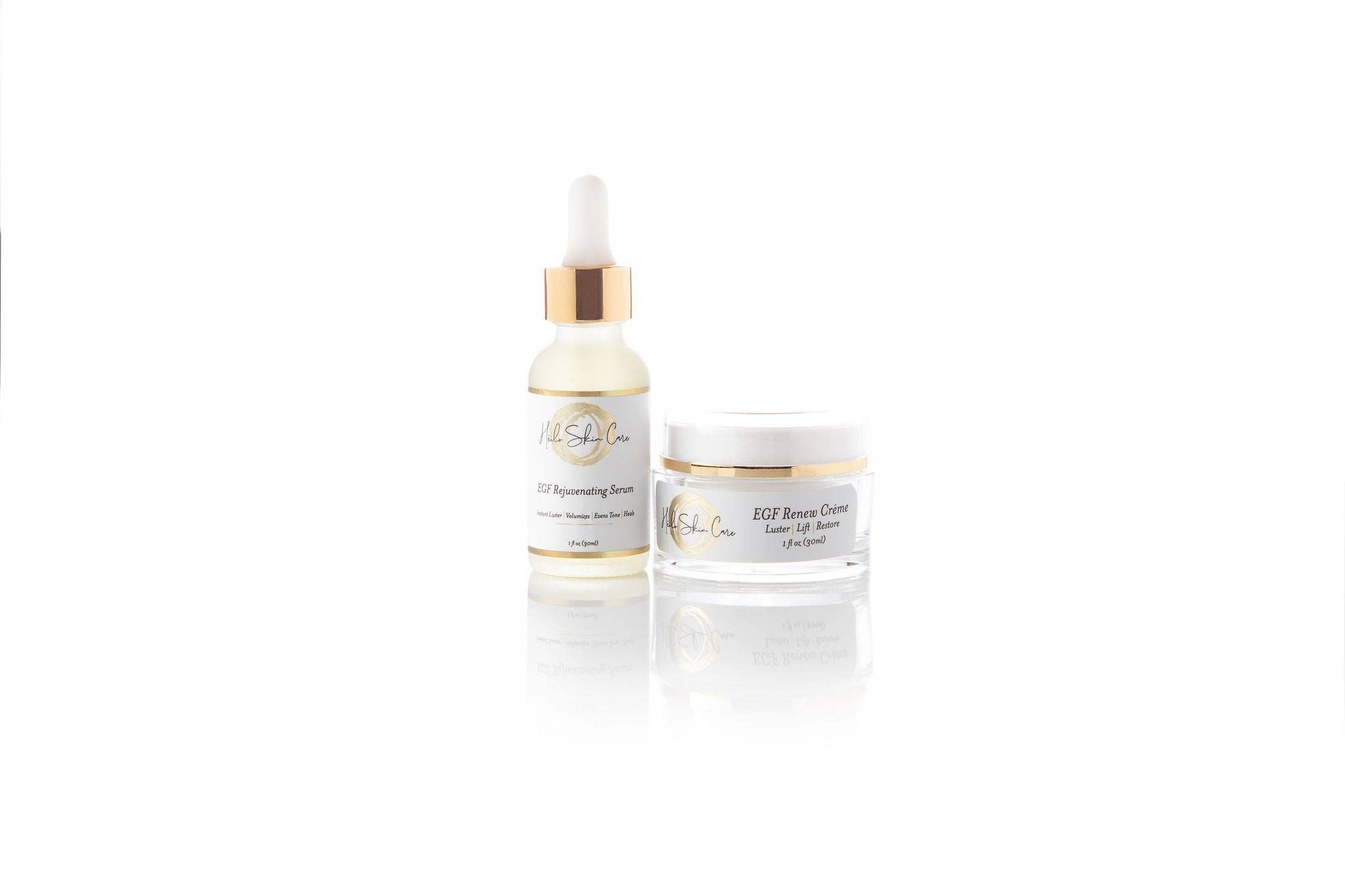 Heilo Skincare - Wholesale Facial Serum/Concentrate - EGF Combo - EGF Renew Creme & EGF Rejuvenating Serum (Save $5)4