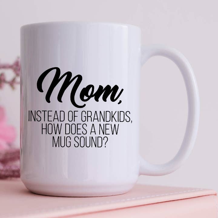 Tasses à café 15 oz pour maman au lieu de petits-enfants pour la vente par SheMugs