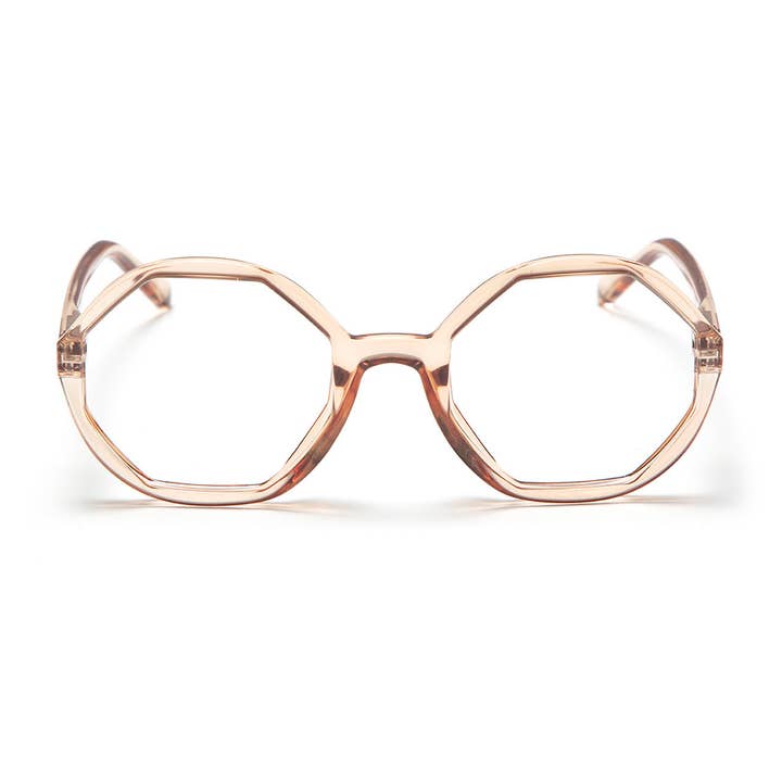 Lolita læsebriller i krystal champagne for engroshandel hos Looplabb Reading Glasses